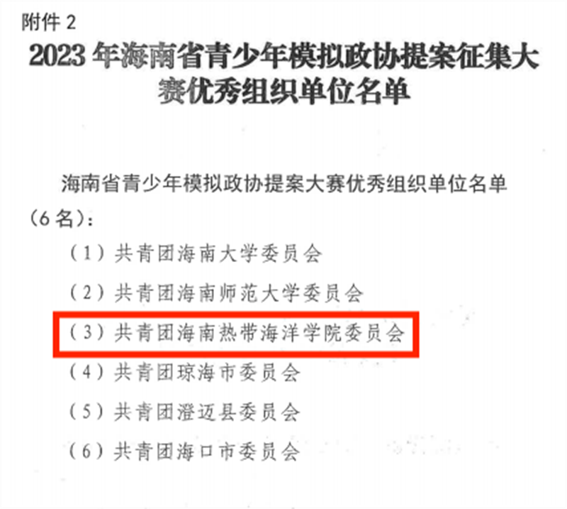 我校作品获评全国青少年模拟政协提案征集活动优秀模拟政协提案作品